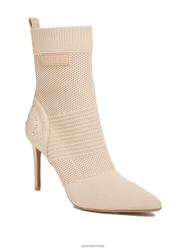 Guess strikkede støvletter med hæl taupe taupe kvinner F0LJ807439