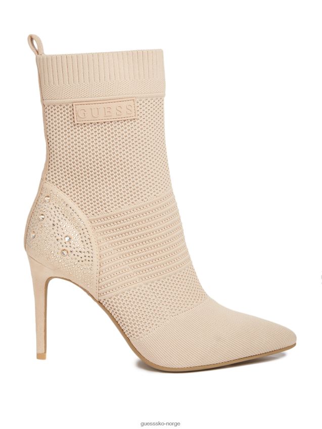 Guess strikkede støvletter med hæl taupe taupe kvinner F0LJ807439