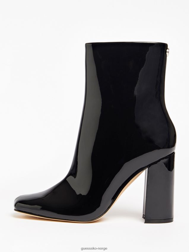 Guess svart lakken begerbeger lave støvler svart kvinner F0LJ803599