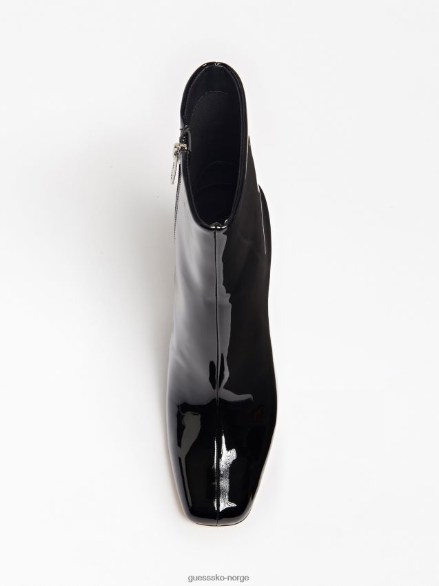 Guess svart lakken begerbeger lave støvler svart kvinner F0LJ803599