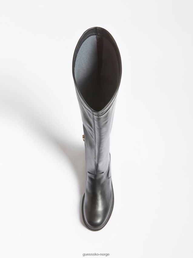 Guess svart lori støvel med rund tå svart kvinner F0LJ803926