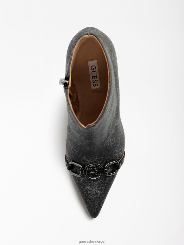 Guess svart multi adayn 4g logo ankelstøvel svart multi kvinner F0LJ806614