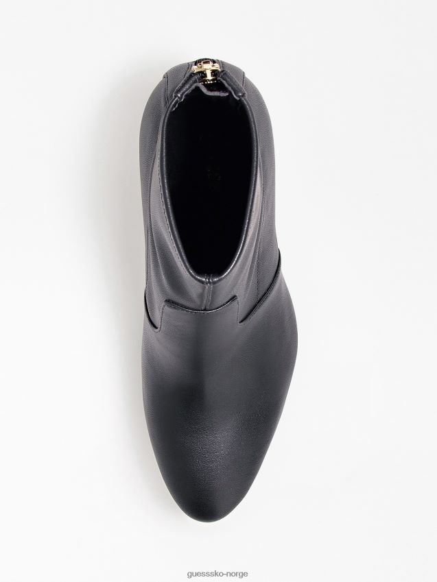 Guess svarte caison-ankelstøvletter i kunstskinn svart kvinner F0LJ805473