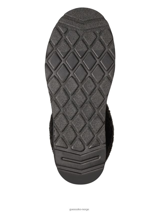 Guess svarte multi glitrende faux-shearling støvler svart multi kvinner F0LJ807492