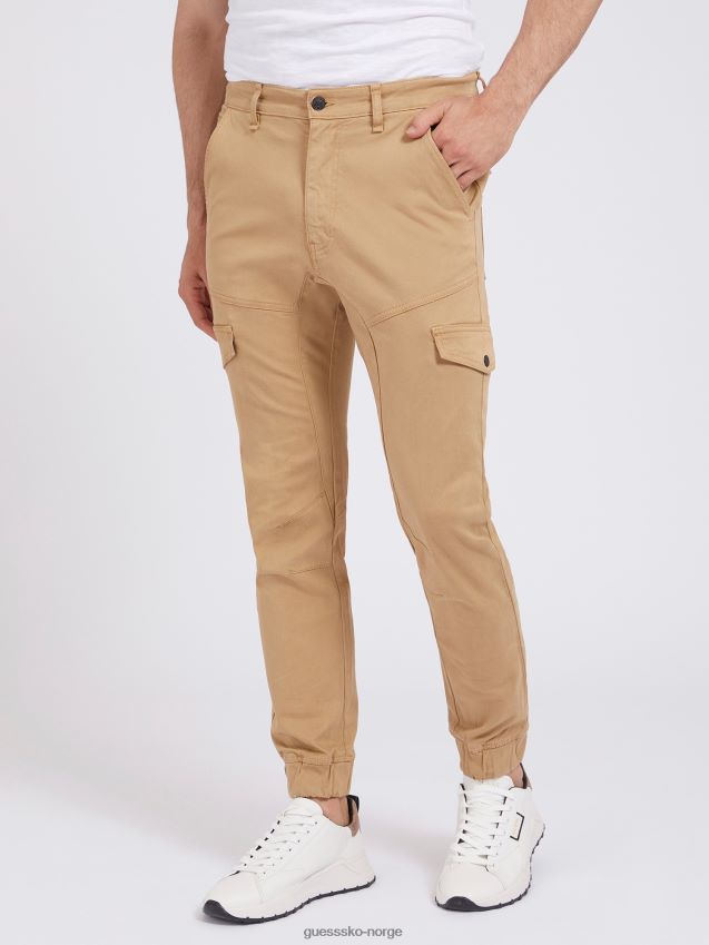 Guess beige cargobukse beige menn F0LJ80554