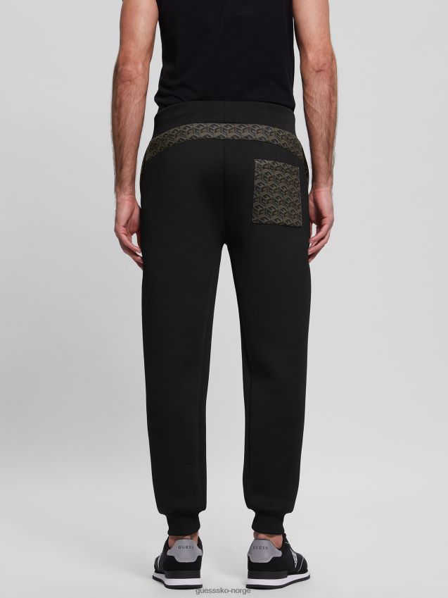 Guess colin bukse jet black kulsvart menn F0LJ8010404