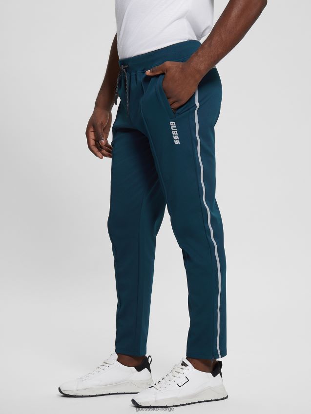 Guess eco beamount treningsbukse blå spøkelse blått spøkelse menn F0LJ8010426