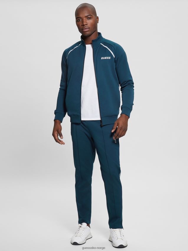 Guess eco beamount treningsbukse blå spøkelse blått spøkelse menn F0LJ8010426