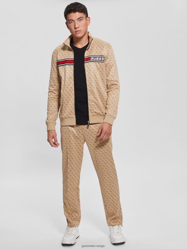 Guess eco korbin treningsbukse 4g aop beige blanco 4g aop beige blanco menn F0LJ8010512