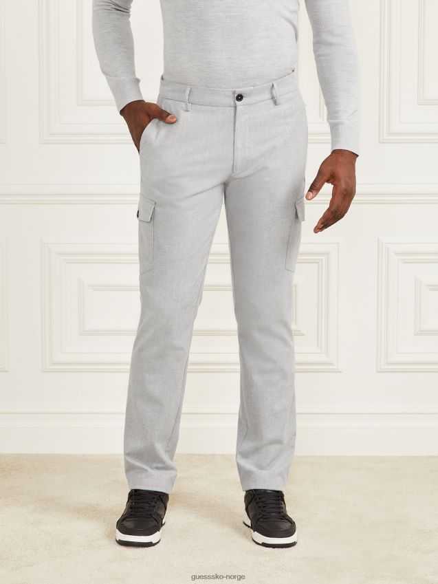 Guess light stone heather jack cargo pant lys steinlyng menn F0LJ8010637