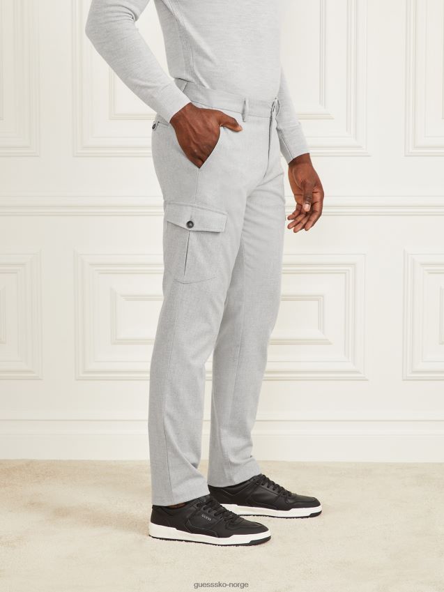 Guess light stone heather jack cargo pant lys steinlyng menn F0LJ8010637