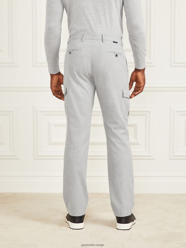 Guess light stone heather jack cargo pant lys steinlyng menn F0LJ8010637