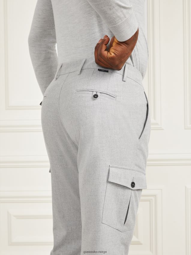 Guess light stone heather jack cargo pant lys steinlyng menn F0LJ8010637