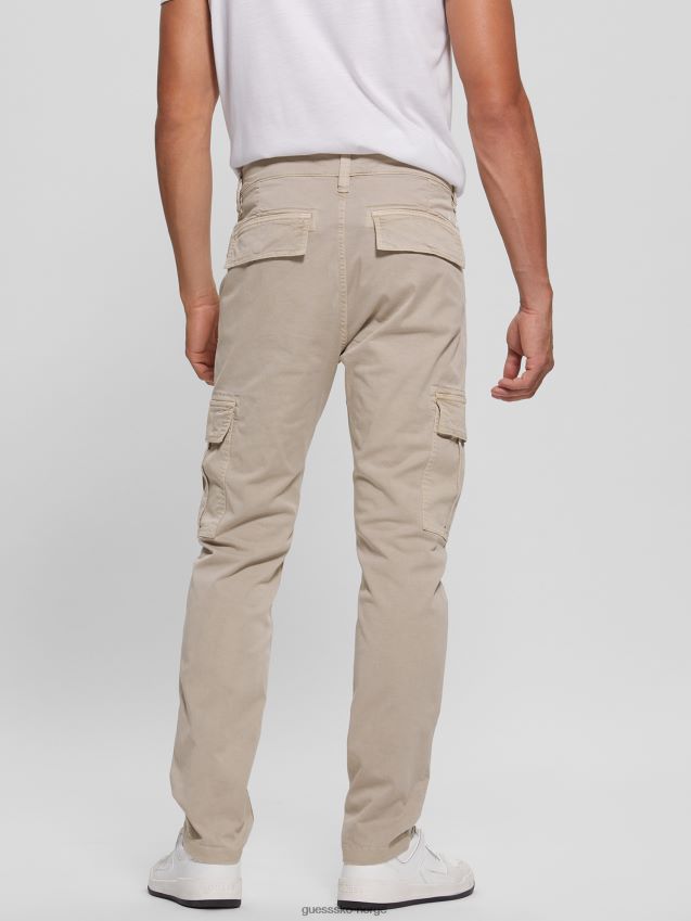 Guess lonta classic cargo bukser pasadena stone multi pasadena stein multi menn F0LJ8010581