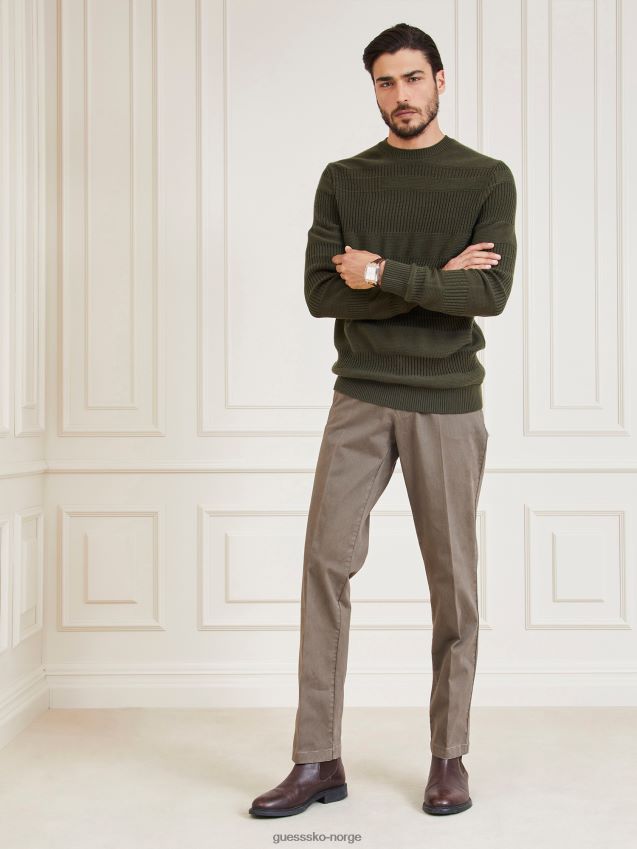 Guess marciano bukse med normal passform brun brun menn F0LJ80458