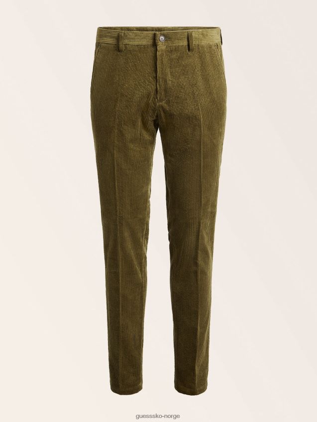 Guess marciano cordfløyelbukse grønn grønn menn F0LJ801548