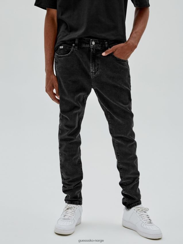 Guess skinny fit denim bukse svart ny trend svart menn F0LJ80167