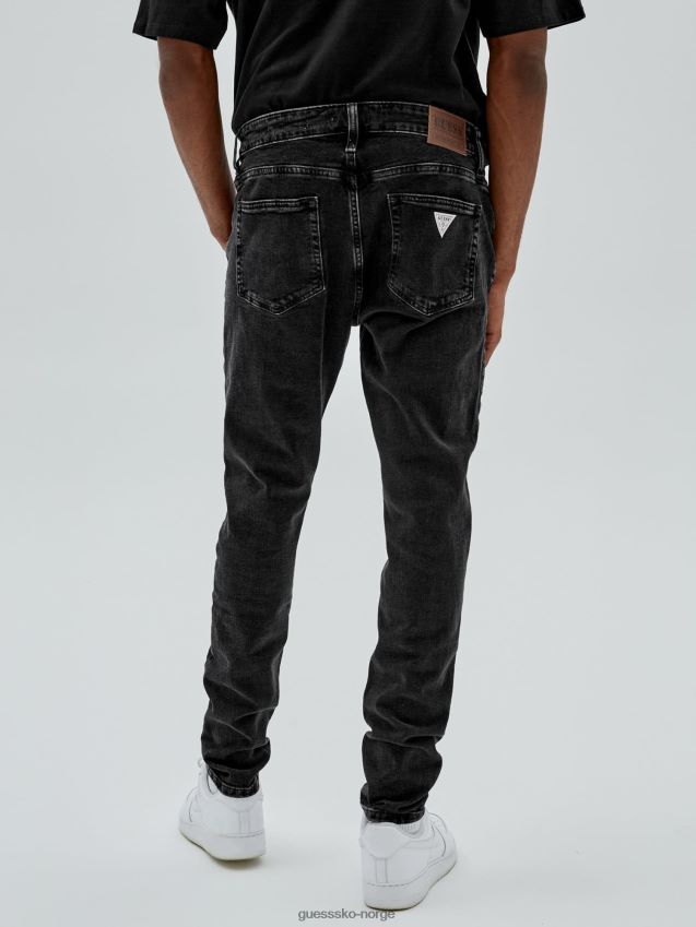 Guess skinny fit denim bukse svart ny trend svart menn F0LJ80167