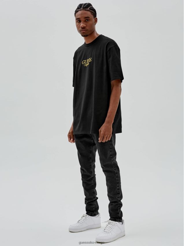 Guess skinny fit denim bukse svart ny trend svart menn F0LJ80167