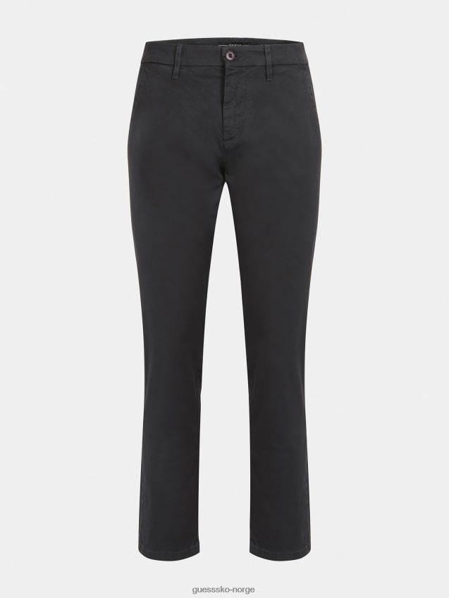 Guess slim fit bukse svart multi svart multi menn F0LJ801389