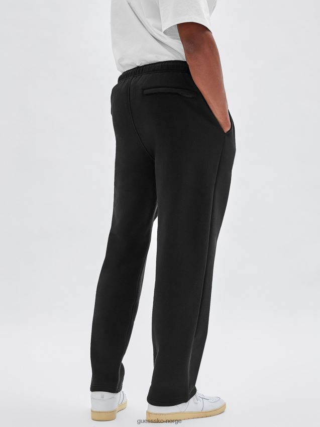 Guess svart joggebukse med logo foran svart menn F0LJ80691