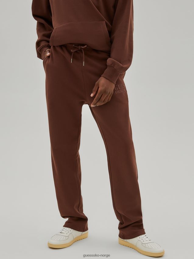 Guess svettebukse brun brun menn F0LJ801086