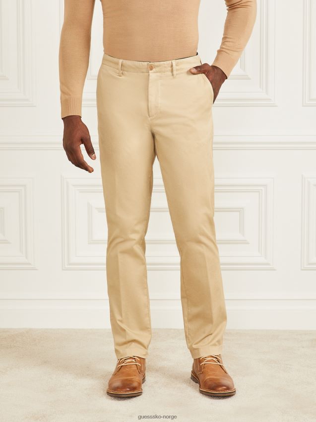 Guess urtebrun armando chinobukse urt brunfarge menn F0LJ8010532