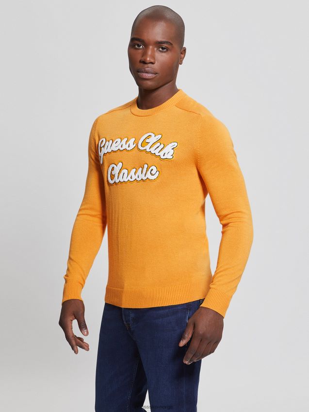 Guess brent karamell ricky varsity genser brent karamell menn F0LJ8010406