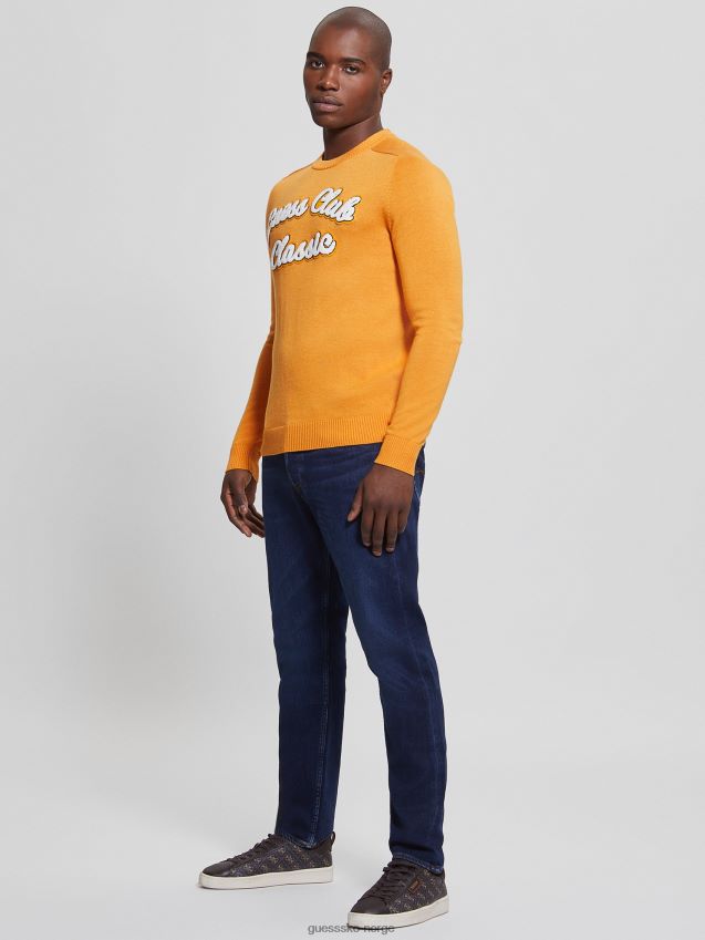 Guess brent karamell ricky varsity genser brent karamell menn F0LJ8010406