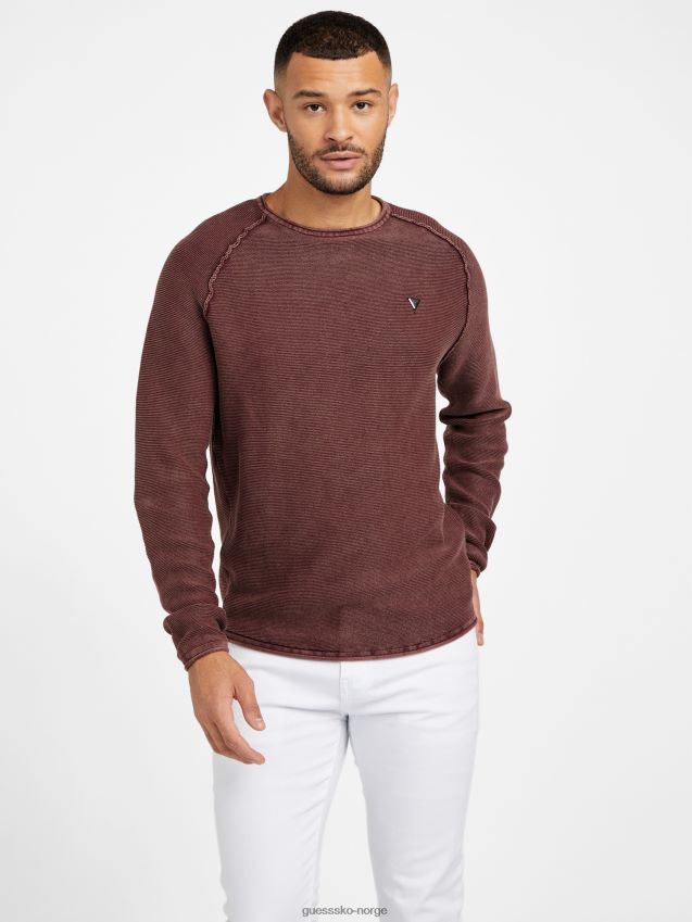 Guess denis genser turquiose/multi turkis/multi menn F0LJ808104