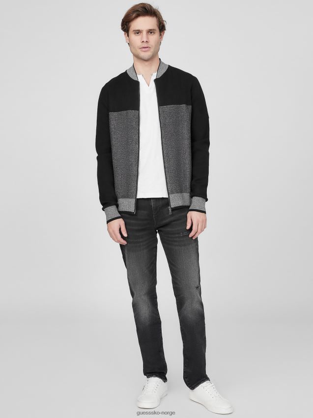 Guess diego flygenser jet black multi jet black multi menn F0LJ808359