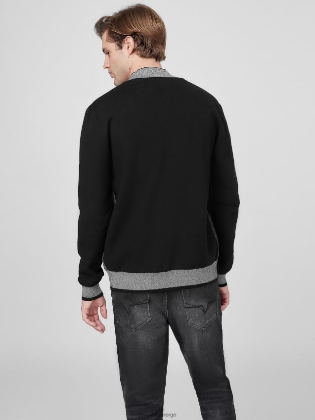 Guess diego flygenser jet black multi jet black multi menn F0LJ808359