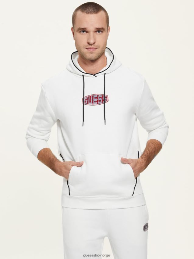 Guess genser med logo foran hvit menn F0LJ80197