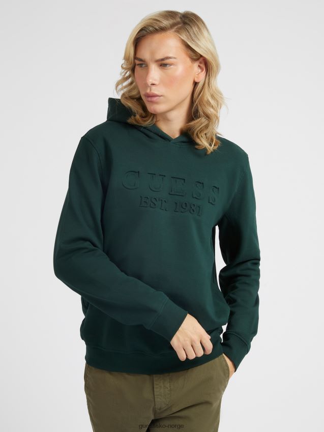 Guess genser med preget logo foranmenn F0LJ80321