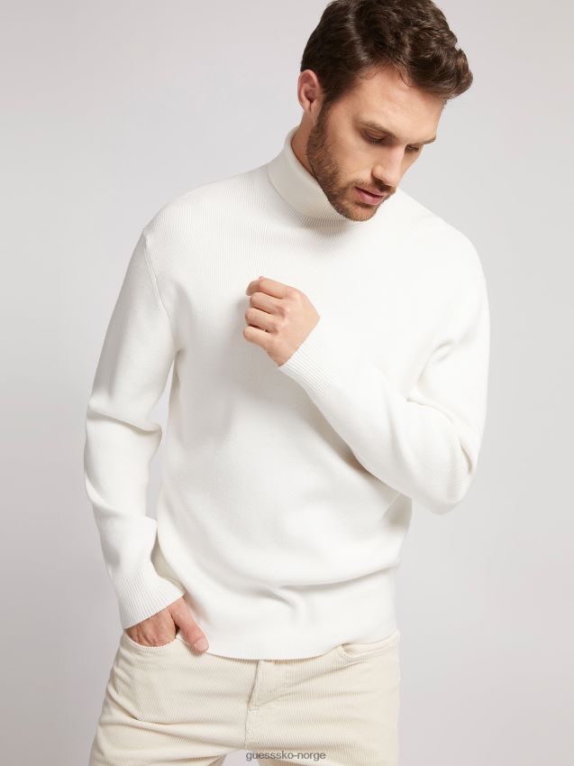 Guess genser med turtle neck hvit hvit menn F0LJ80838