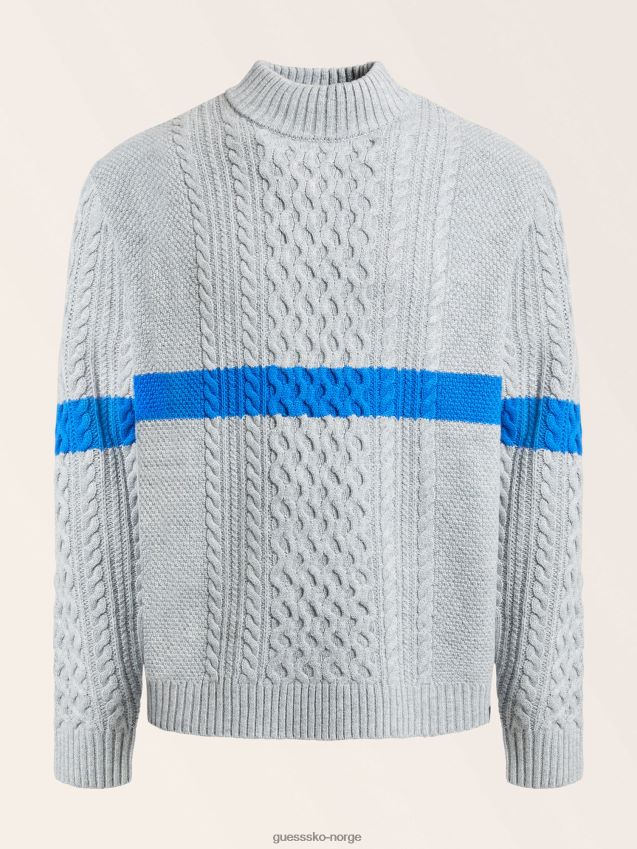 Guess grå multi marciano cashemere blanding genser grå multi menn F0LJ801270