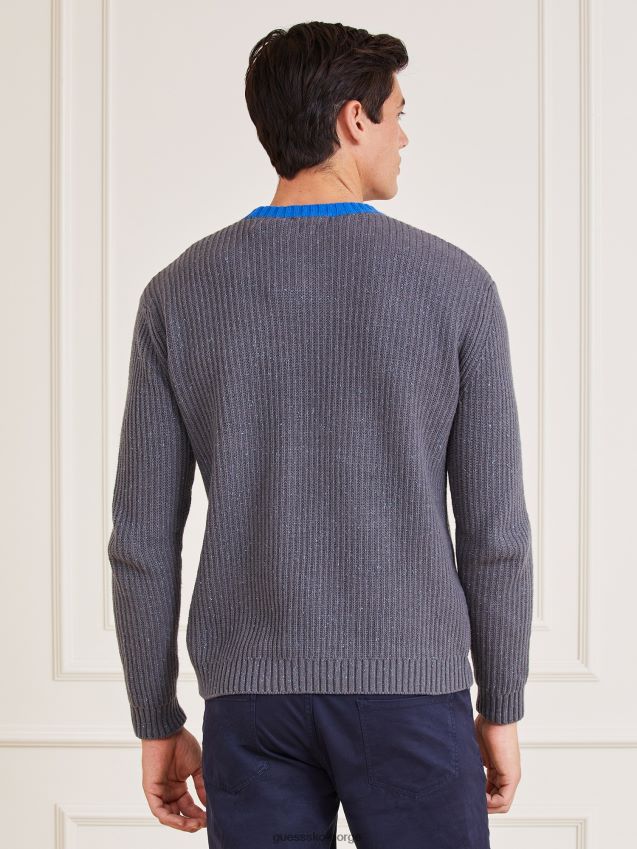 Guess grå multi marciano ullblanding genser grå multi menn F0LJ801552