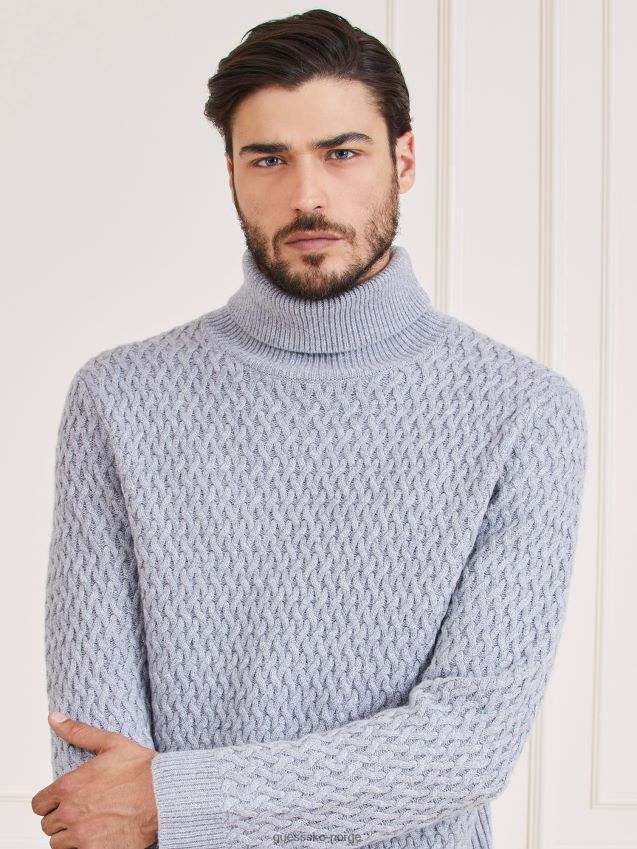 Guess grå multi marciano ullblanding genser grå multi menn F0LJ80193