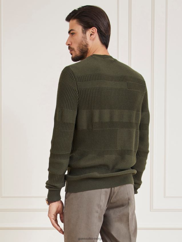 Guess grønn genser i marcianoullblanding grønn menn F0LJ80370