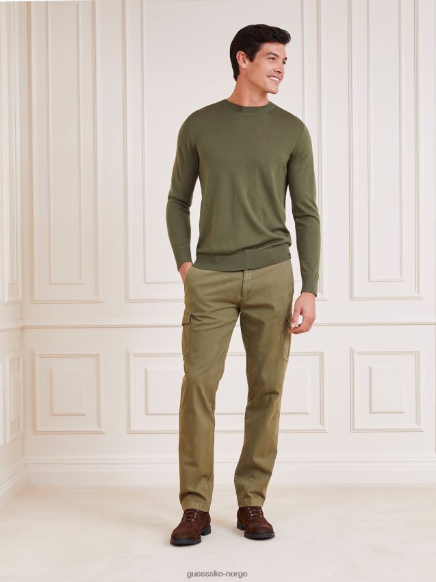 Guess grønn marciano cashemere genser grønn menn F0LJ801546