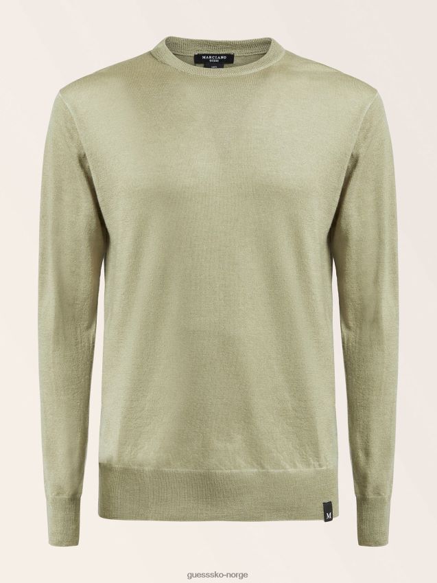 Guess grønn marciano cashemere genser grønn menn F0LJ801546