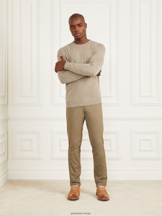 Guess keramikklyng i kashmirblanding med rund hals lertøylyng menn F0LJ8010441