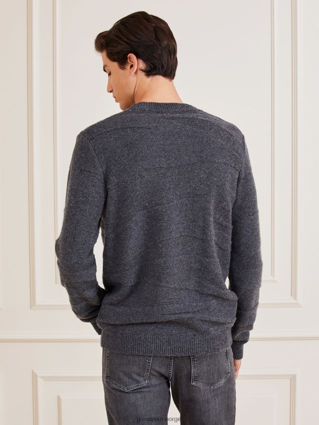 Guess marciano ullblanding genser brun multi brun multi menn F0LJ801407