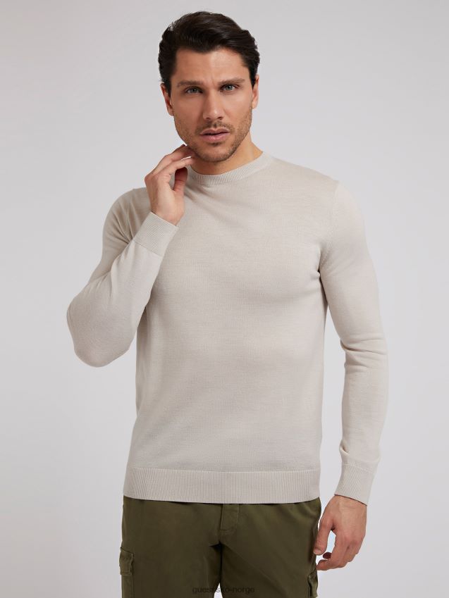 Guess marciano ullgenser med rund hals, grå grå menn F0LJ801080