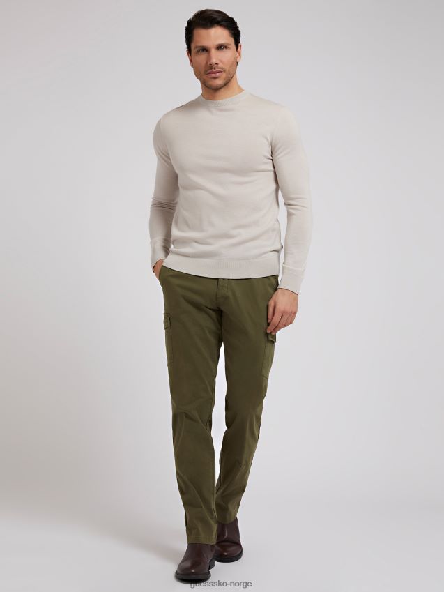 Guess marciano ullgenser med rund hals, grå grå menn F0LJ801080