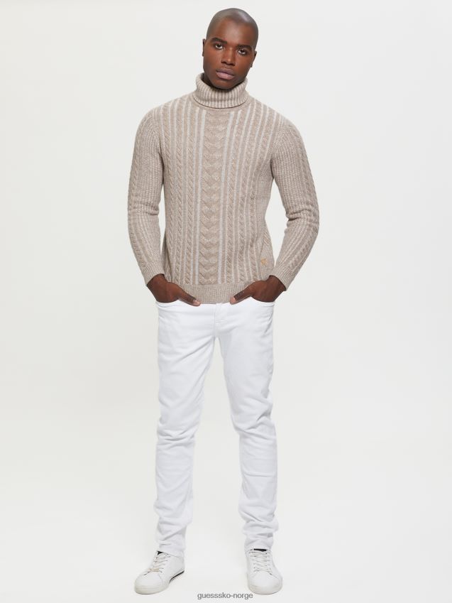 Guess phil ullblanding kabelgenser naturlig lyng combo naturlig lyngkombo menn F0LJ8010422