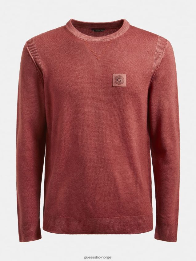 Guess rød cold dye ullgenser rød menn F0LJ801282