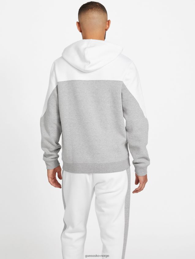 Guess ren hvit øko marcus logo hettegenser Ren hvit menn F0LJ808045