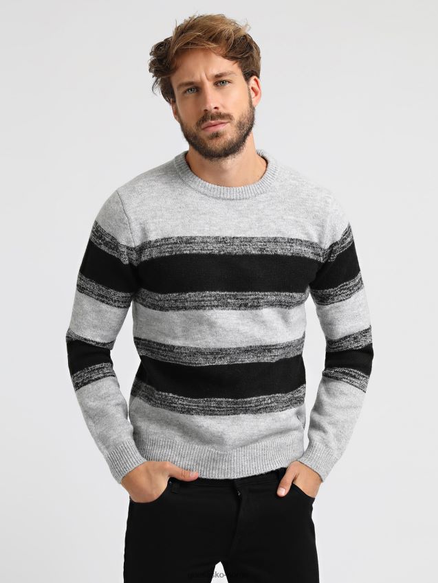 Guess stripete genser grå grå menn F0LJ80242