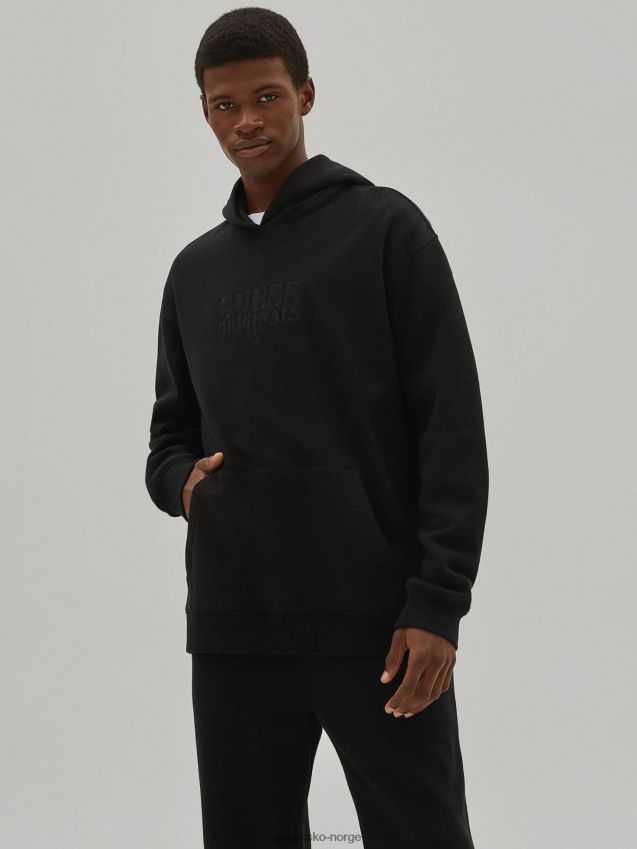 Guess svart hettegenser svart menn F0LJ801206